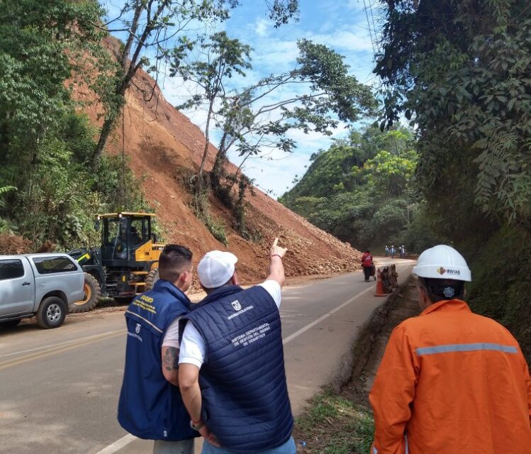 Persiste cierre nocturno vía Medellín – Bogotá en San Luis Antioquía