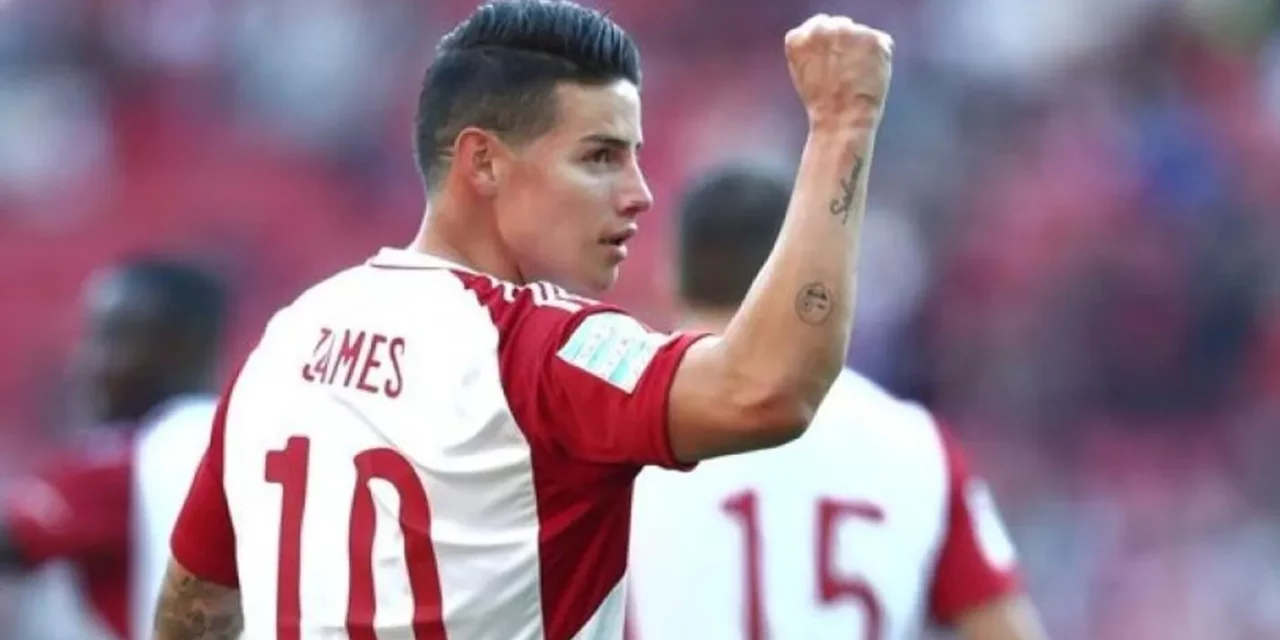 James Rodríguez abandona el equipo del Olympiacos de Grecia