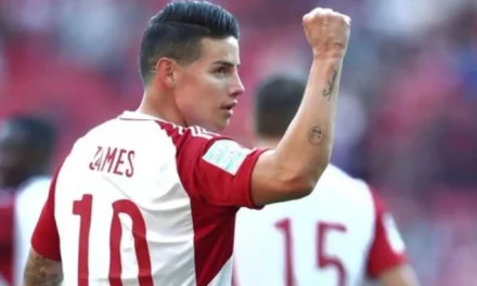 James Rodríguez abandona el equipo del Olympiacos de Grecia