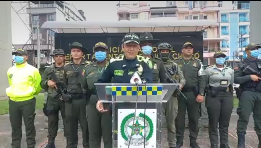 Policía Nacional busca garantizar la seguridad en el Chocó