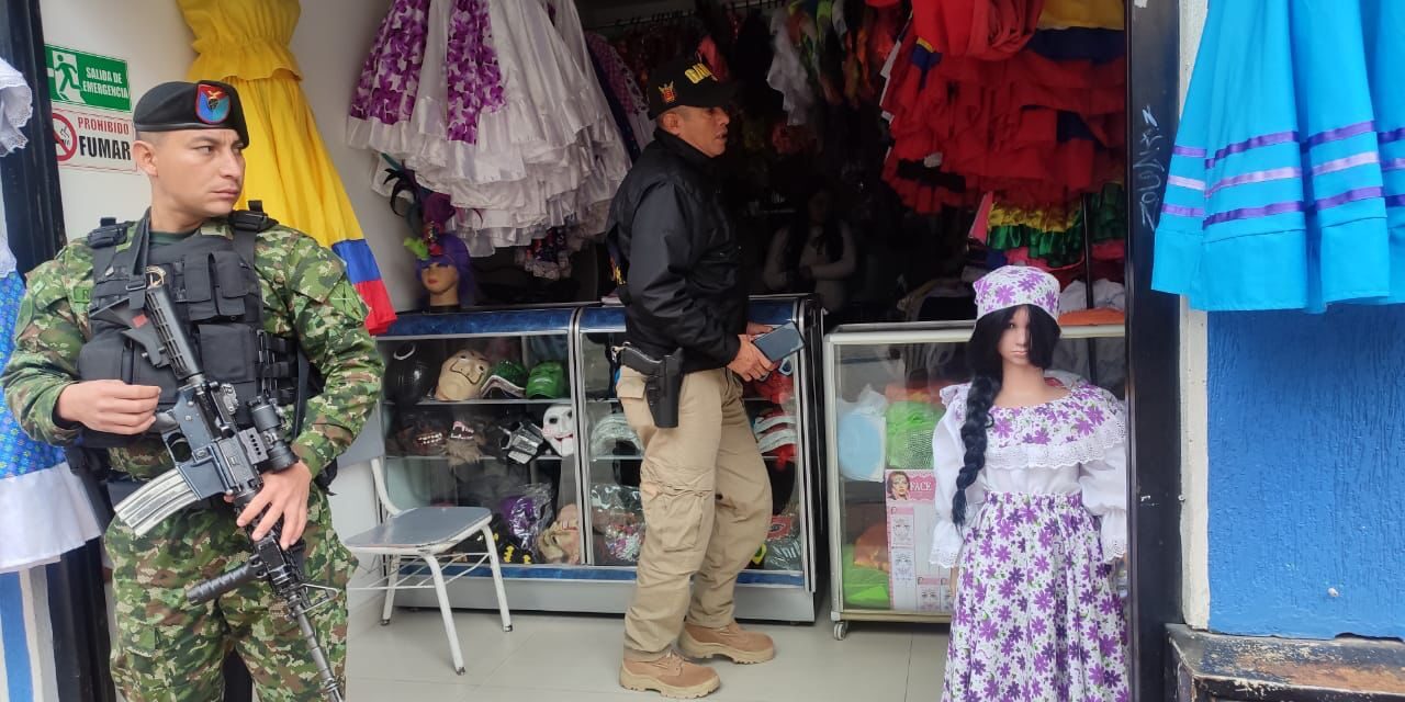 Gaula Militar Cundinamarca busca garantizar seguridad a los comerciantes de la capital