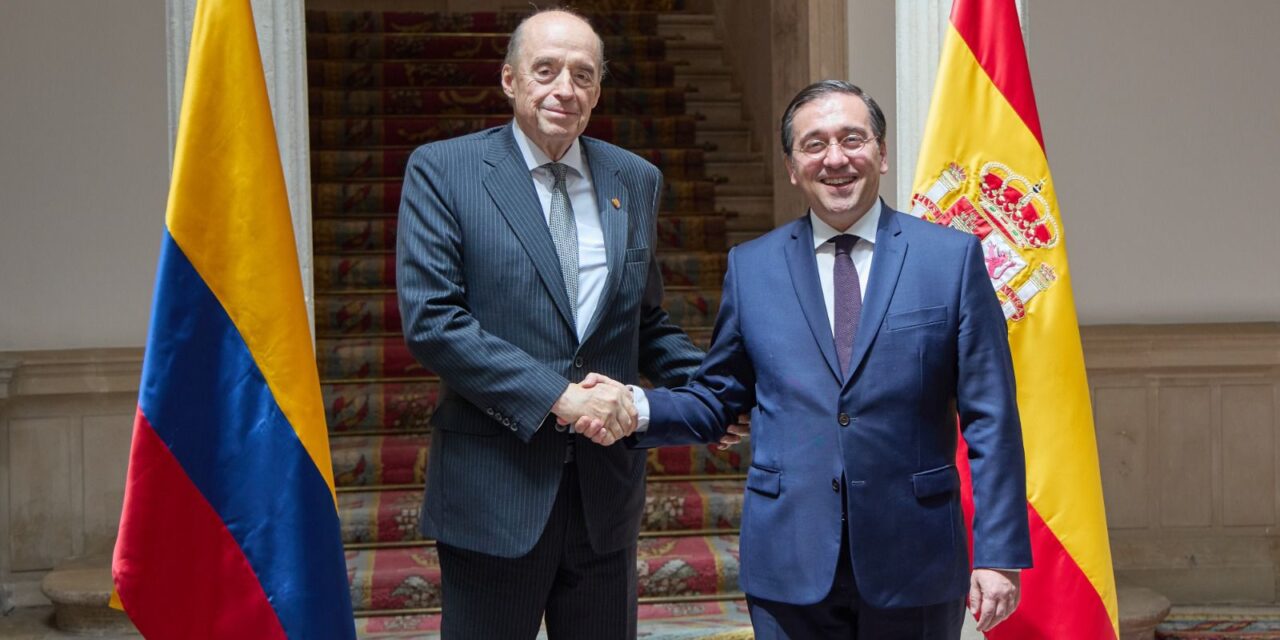 Ministro de Relaciones Exteriores Álvaro Leyva Durán sostuvo un encuentro con el ministro de Asuntos Exteriores, Unión Europea y Cooperación de España