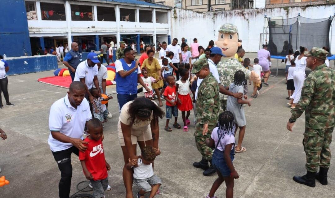 Ejército Nacional y otras instituciones realizaron diversas actividades para contribuir a la reconstrucción del tejido social de las comunidades en el Departamento del Chocó