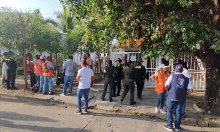 Personería inspecciona desmonte de talanquera y retiro de rejas en el en barrio el Country de Cartagena