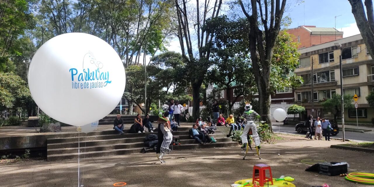 Campaña crea territorios libres de jaulas en Bogotá