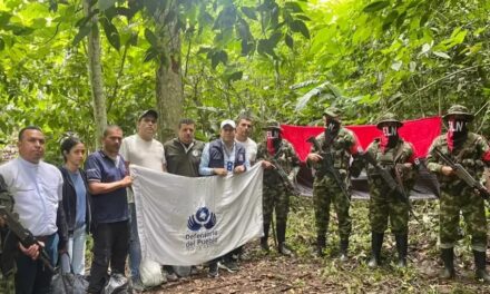 ELN libera a 5 secuestrados que son funcionarios de la alcaldía de Santa Rosa del Sur en Bolivar