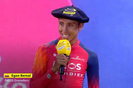 Egan Bernal nuevamente en el Tour de Francia