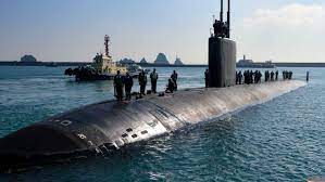 Submarino Estadounidense Llega a Corea del Sur