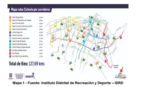 ‘Ciclofest de Verano’: Cierres y desvíos en Bogotá el 10 de agosto