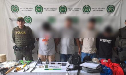 Fueron capturados cuatro hombres en Itagüí por fabricación de armas y hurto calificado