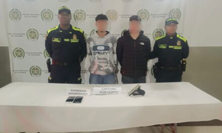 Capturados dos hombres tras hurto a ciudadana en Bello; denuncia oportuna fue clave