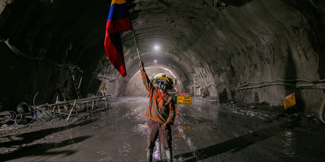 Solo 100 metros para terminar la excavación del Túnel Guillermo Gaviria Echeverri, el más largo de América