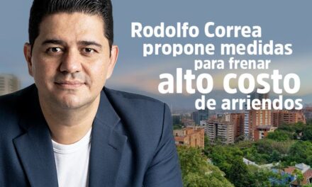 Rodolfo Correa propone medidas para frenar alto costo de arriendos