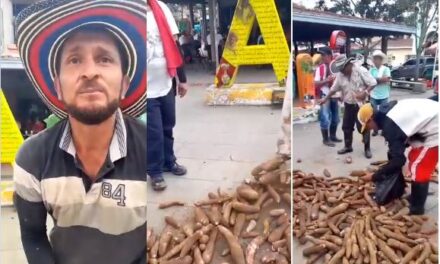 Video: campesino de Anorí, Antioquia regaló yuca porque nadie le compra