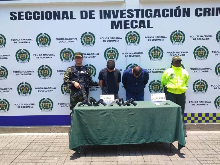 Capturan responsables de mercado negro de armas en Cali