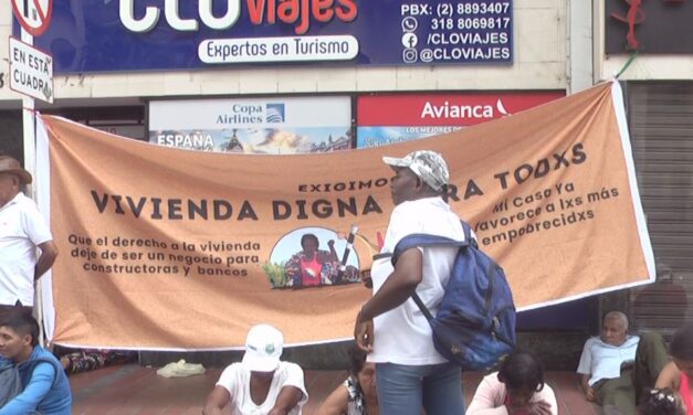 Comunidades desalojadas en Cali piden plan de vivienda al Gobierno Nacional
