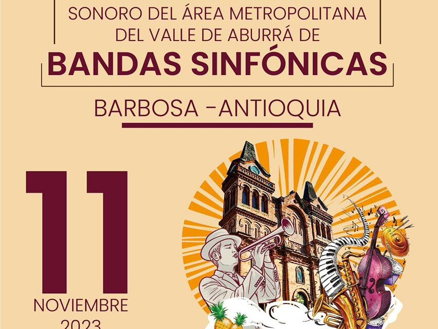 Encuentro de bandas sinfónicas en Barbosa