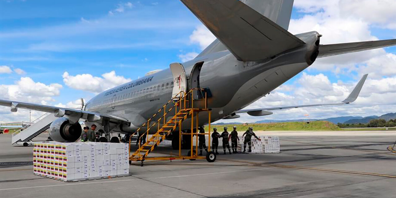 Colombia envió 15 toneladas de ayuda humanitaria a México