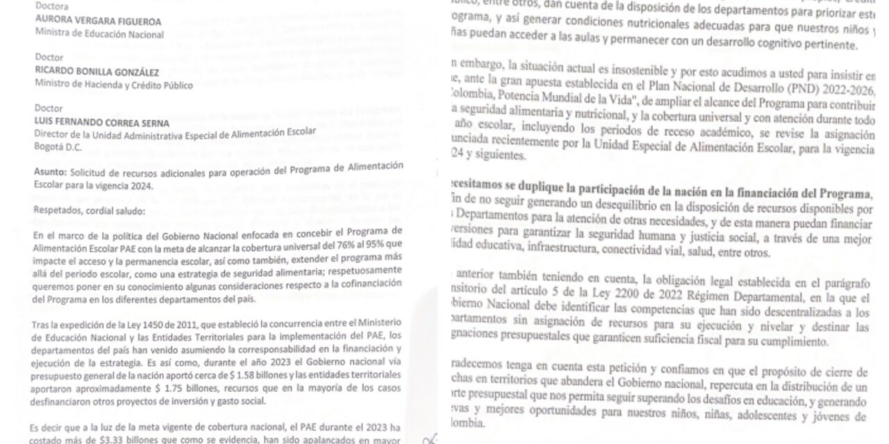 Gobernadores electos envían dura carta al presidente Petro