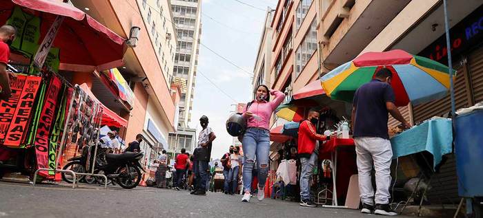 Batalla campal en el centro de Cali por un ladrón