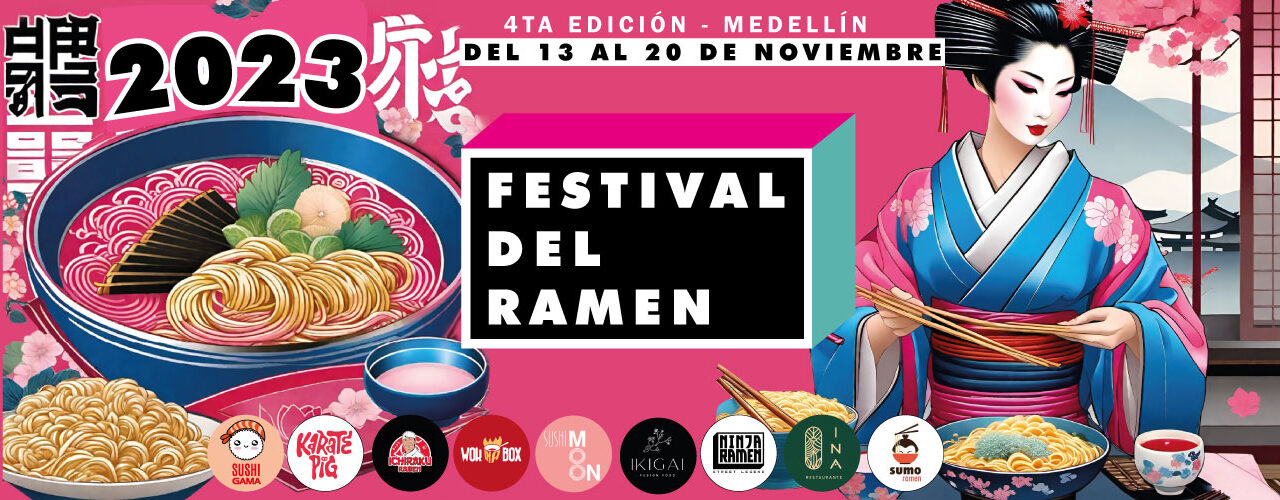 Festival del Ramen 2023 en Medellín: restaurantes participantes