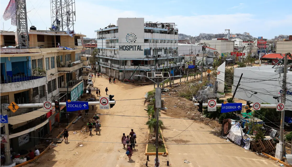 16 mil inmuebles fueron asegurados en Acapulco, México por Huracán Otis