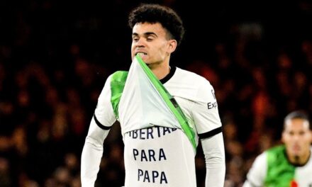 Luis Díaz anotó con el Liverpool y rompió el silencio ante el secuestro de su papá