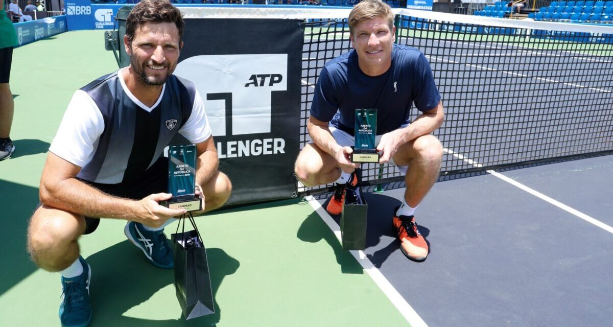 Nicolás Barrientos, campeón de dobles en challenger de Brasilia