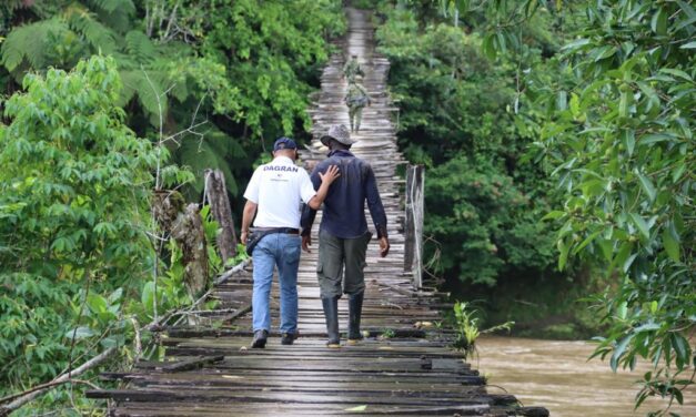 Inauguran en Urrao el puente más largo del municipio en corregimiento de Curbatá, Mandé