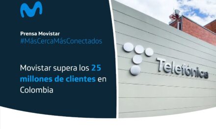 Movistar llegó a 25 millones de clientes en Colombia