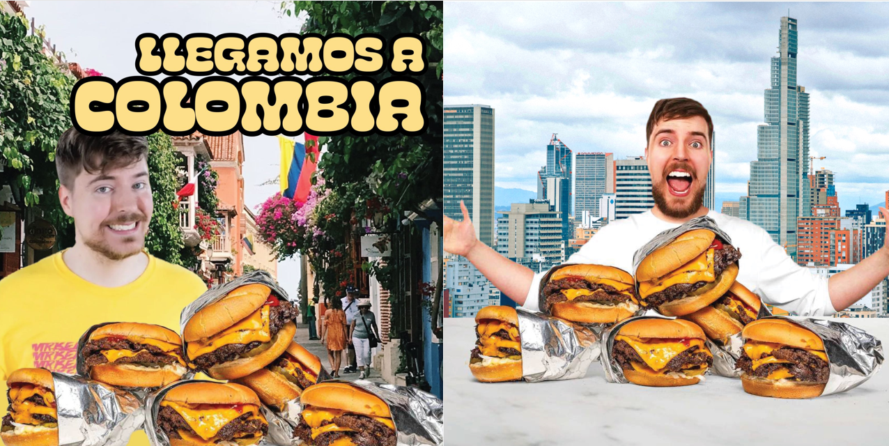 MrBeast Burger llega a Colombia: así la puede probar