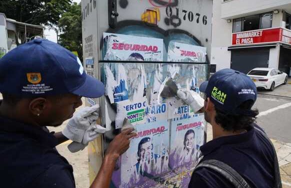 En Cali impondrán sanciones por incumplimiento de normativa para retirar publicidad política
