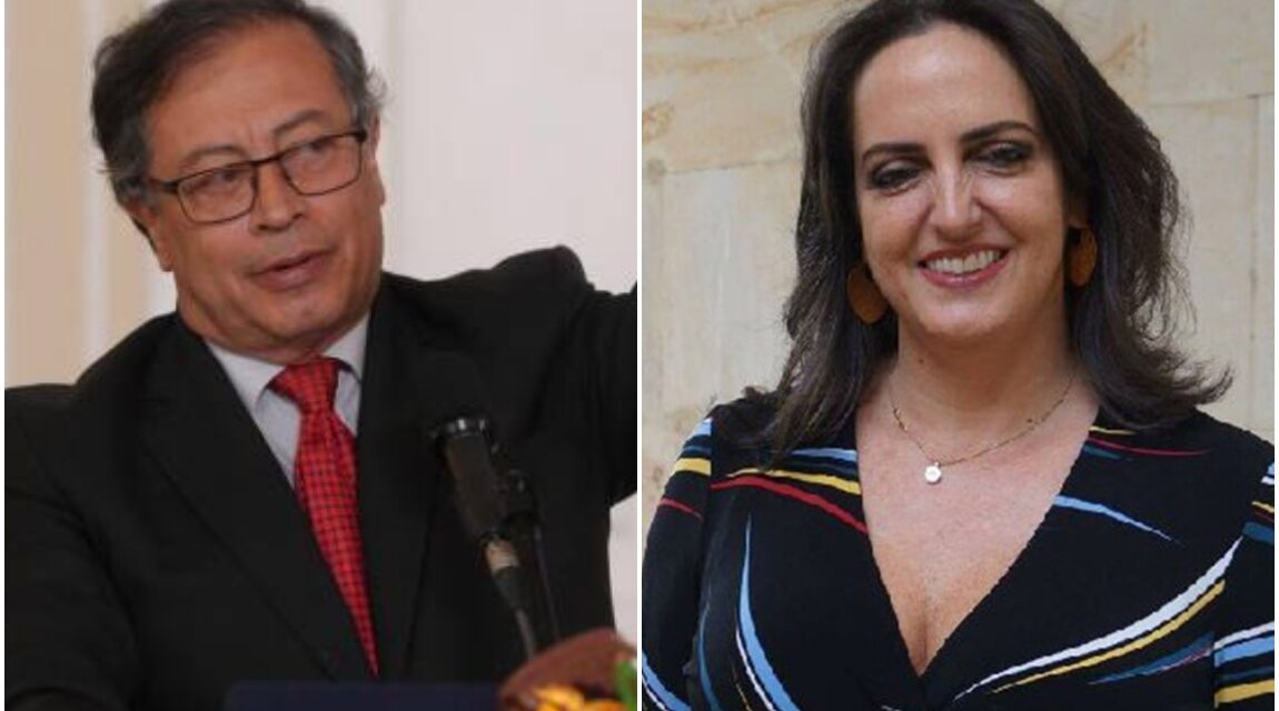 Los choques de Gustavo Petro y Maria Fernanda Cabal en redes