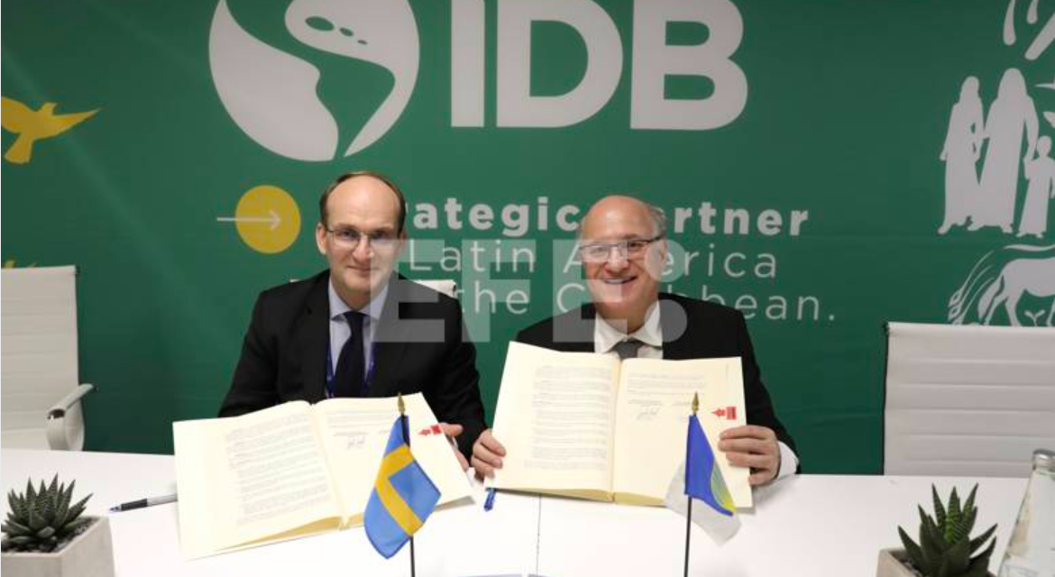 Suecia y el BID firman una carta de intenciones para asegurar la financiación del Amazonas