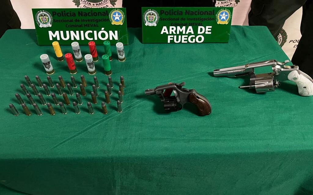 Este año se han incautado 628 armas de fuego en Medellín