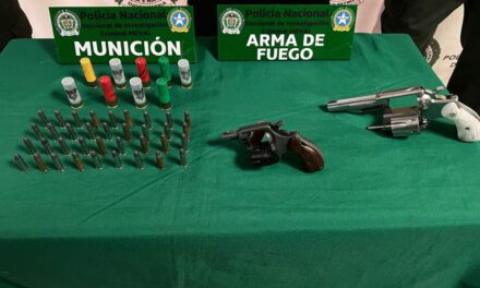 Este año se han incautado 628 armas de fuego en Medellín