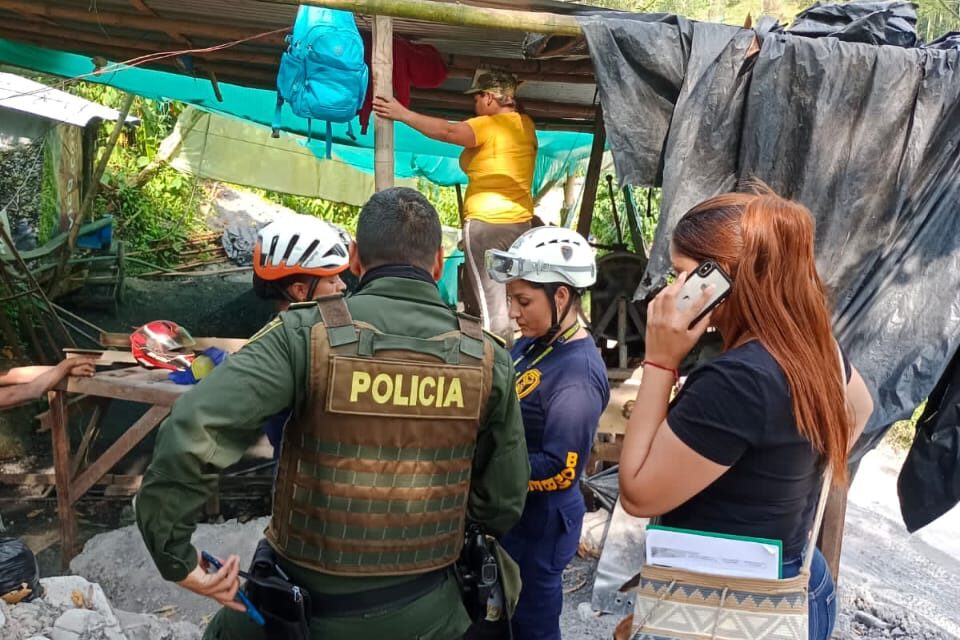 ¡Urgente! Muere trabajador en una mina ubicada en el municipio de Angelópolis, Antioquia