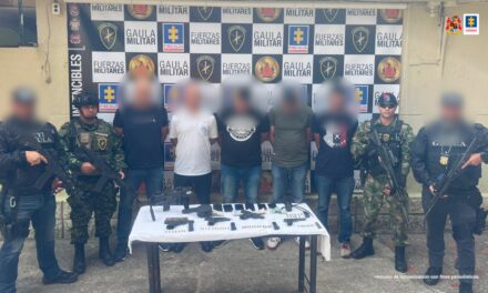 Cinco capturados por el secuestro de un comerciante en Antioquia
