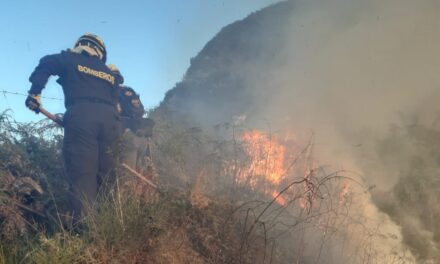 Ocho incendios controlados en puente de reyes en Antioquia