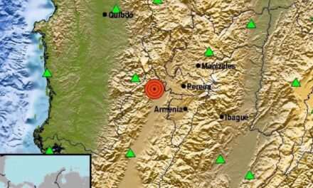 Colombia se despertó este viernes con fuerte temblor de magnitud 5,6