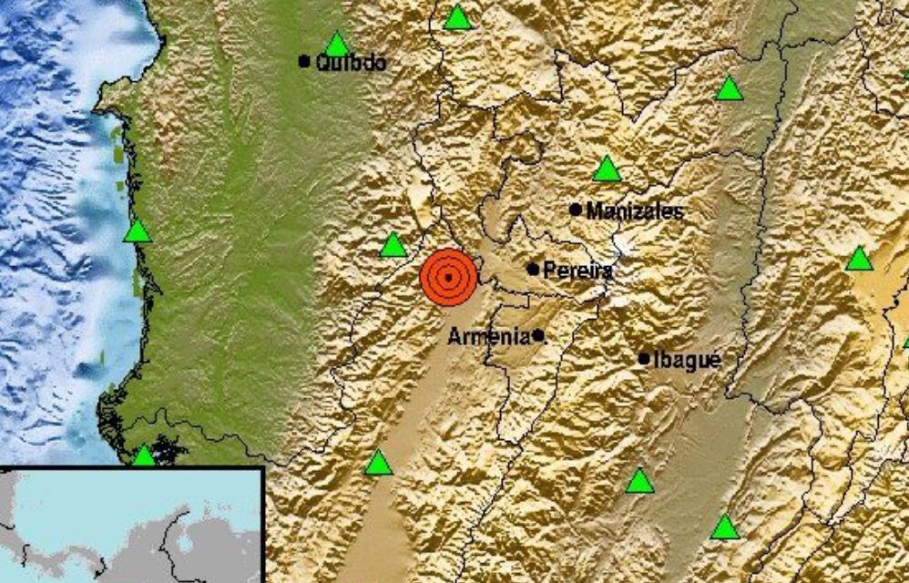 Colombia se despertó este viernes con fuerte temblor de magnitud 5,6