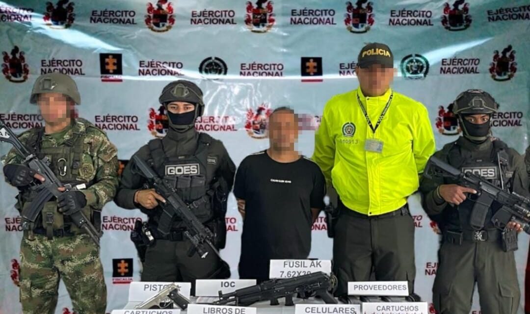 Capturado presunto cabecilla político y reclutador de jóvenes del Clan del Golfo en el suroeste antioqueño