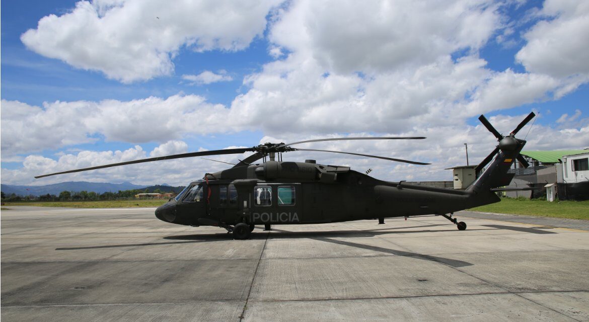 Helicóptero Black Hawck de la Policía se accidentó en Antioquia