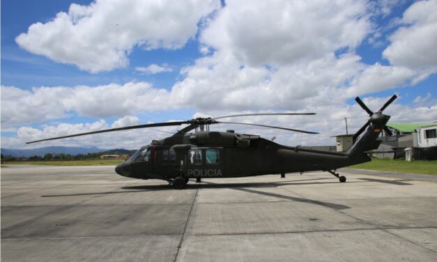 Helicóptero Black Hawck de la Policía se accidentó en Antioquia