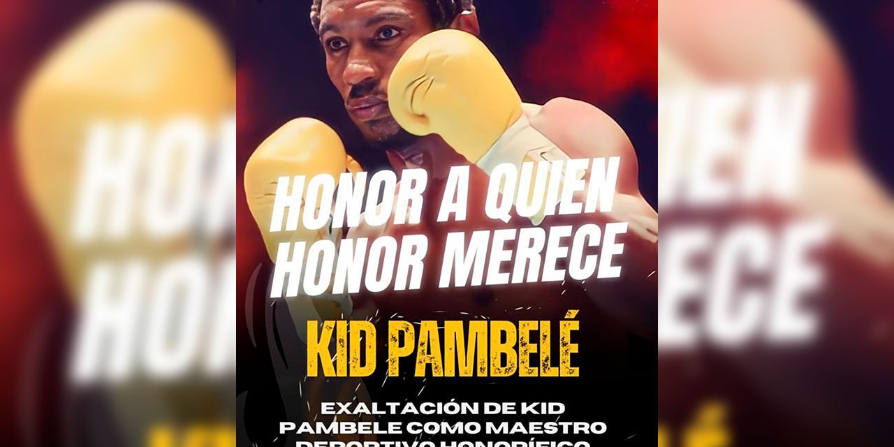 ‘Kid Pambelé’ recibirá título de Profesor Honorífico Deportivo