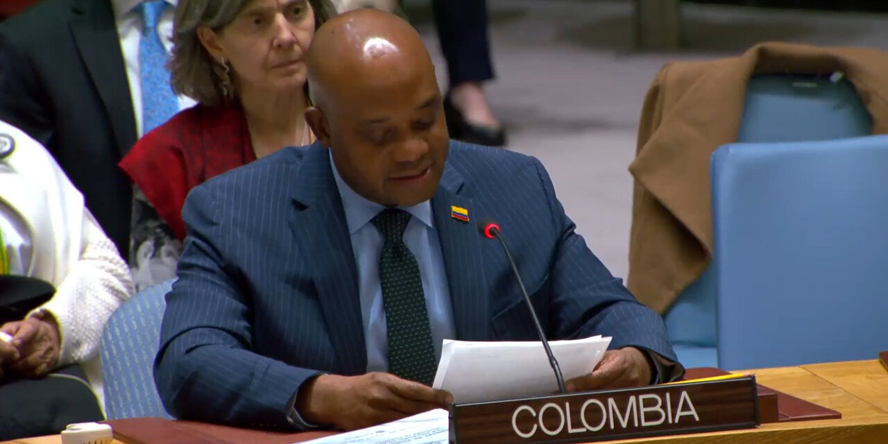 Canciller Murillo: solución a cuestión Palestina pone a prueba capacidad de la ONU