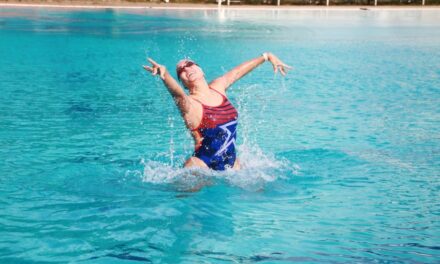 Vanessa Cubillos, protagonista de su historia en natación artística