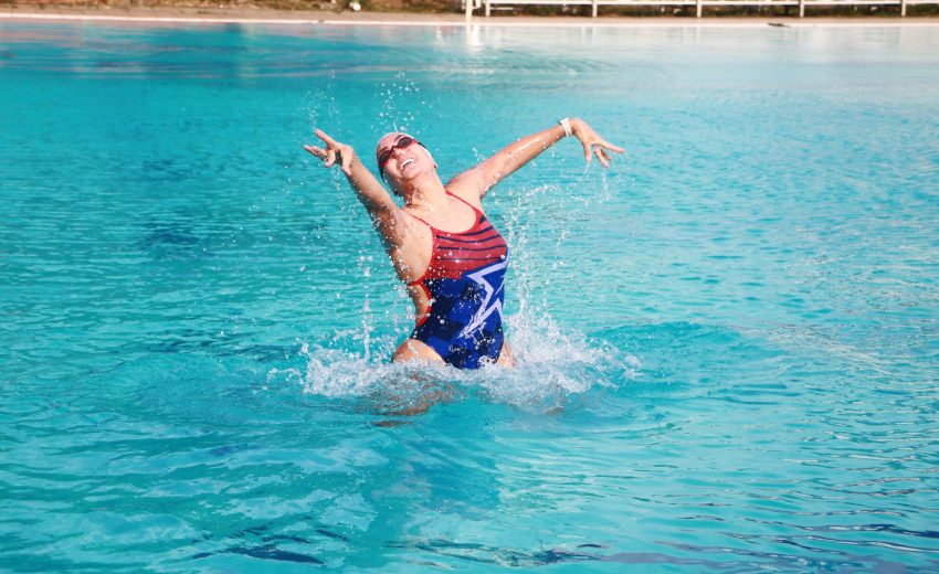 Vanessa Cubillos, protagonista de su historia en natación artística
