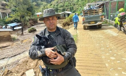 Policía rescata once mascotas en inundación de Montebello