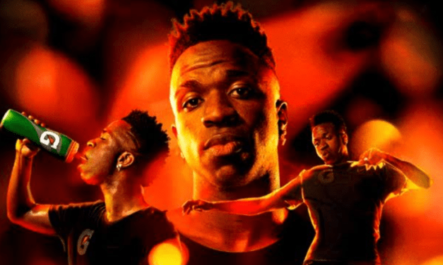 Vinicius Jr del Real Madrid firma millonario contrato con Gatorade